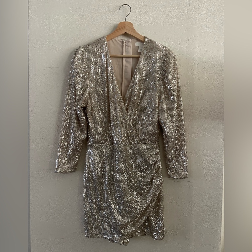 Sequin Romper Dress